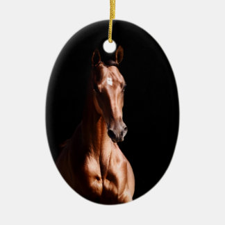 Stunning Young Stallion Ceramic Tree Decoration