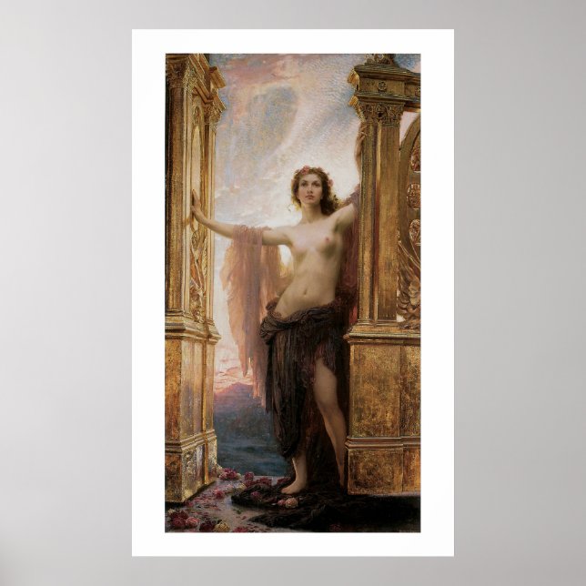 Stunningly Beautiful Romantic Victorian Art Print (Front)