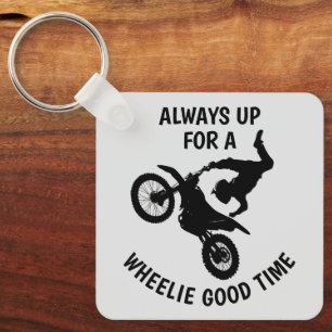 Stunt Bike Key Ring
