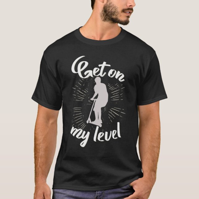 Stunt Scooter And Scooter Tricks When Riding Frees T-Shirt (Front)