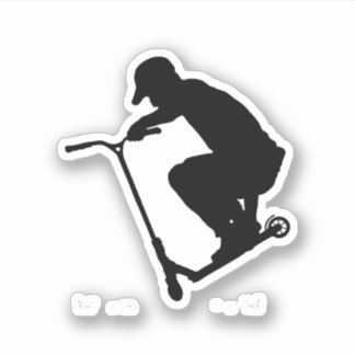 Stunt scooter deck grab