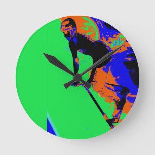 Stunt Scooter Speedster - Scooter Boy  Round Clock