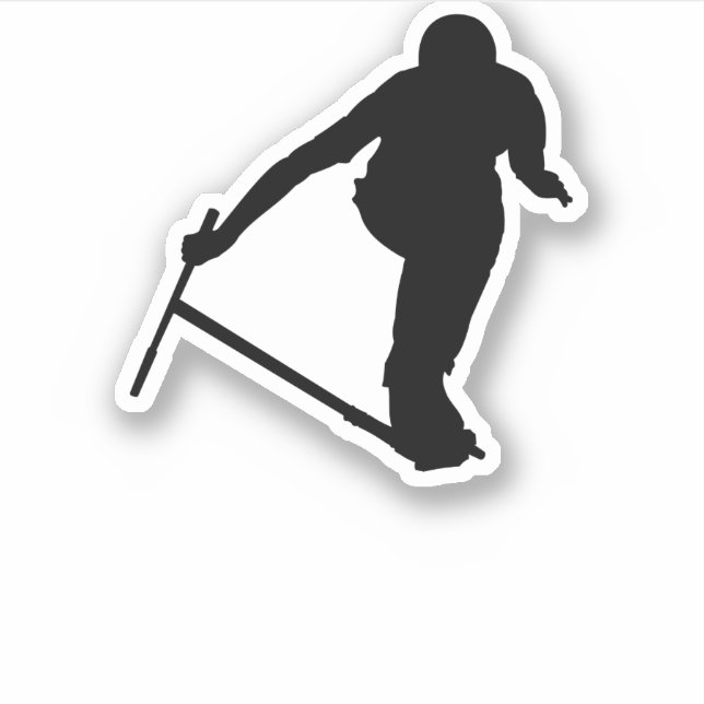 Stunt scooter trick Bartwist (Front)