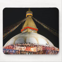 Stupa Boudhanath, Kathmandu at night - Nepal