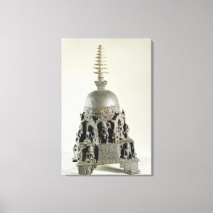 Stupa, Pala, Nalanda, Bihar (bronze) Canvas Print