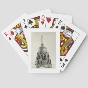 Stupa, Pala, Nalanda, Bihar (bronze) Playing Cards