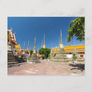 Stupas, Wat Pho, Bangkok, Thailand Postcard