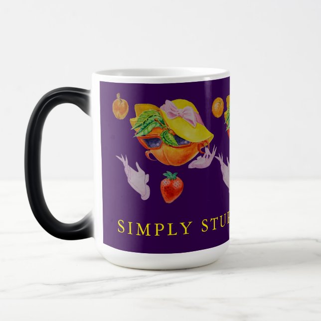 STUPENDOUSLY FRUIT DESIGNED WOMEN'S MUG  (Left)