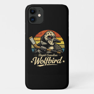 Stupid Canadian Wolf Bird Case-Mate iPhone Case