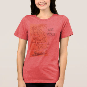 Stupid Cupid's love  Tri-Blend Shirt