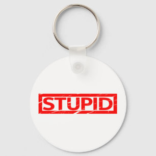 Stupid Stamp Key Ring