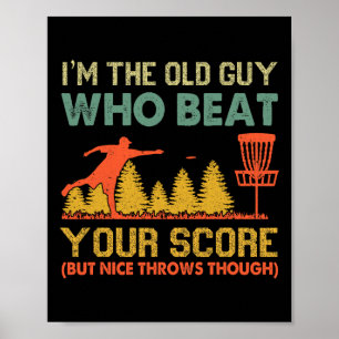 Stupid Tee Funny Disc Golf Meme _1 Poster