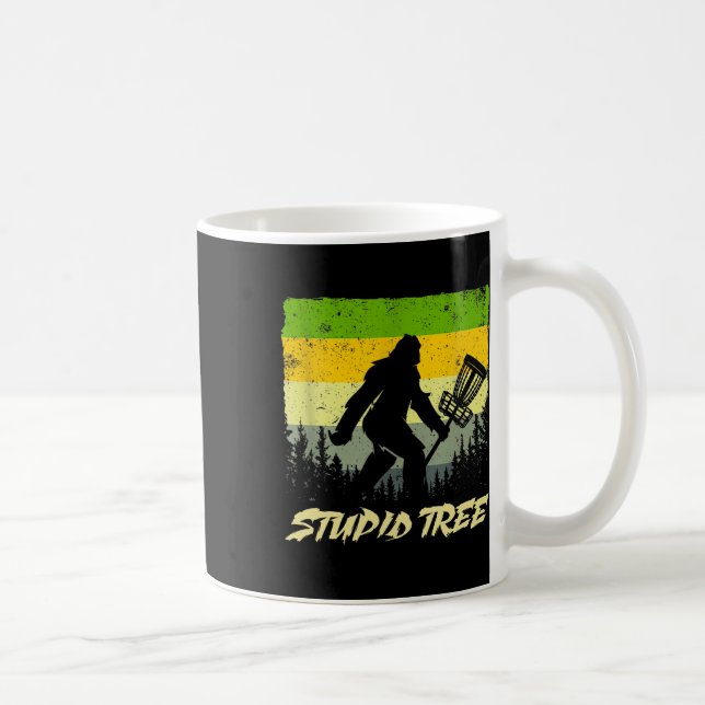 Stupid Tree Disc Golf Funny Frisbee Golf  Coffee Mug (Right)