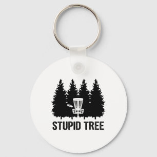 Stupid Tree Disc Golf Key Ring