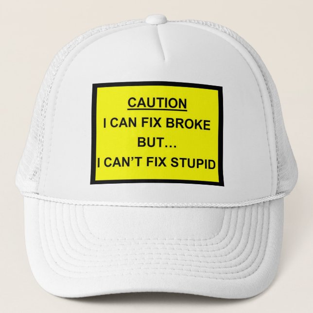 STUPID TRUCKER HAT (Front)