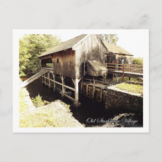 Sturbridge, Massachusetts Postcard (Front)