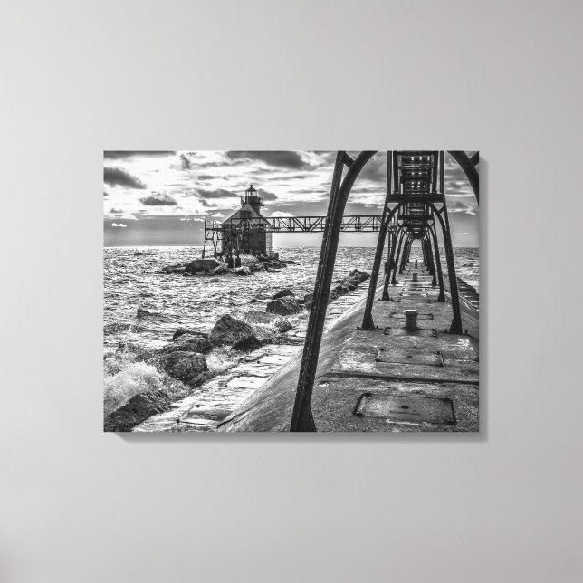 Sturgeon Bay Lighthouse Canvas Print (Front)