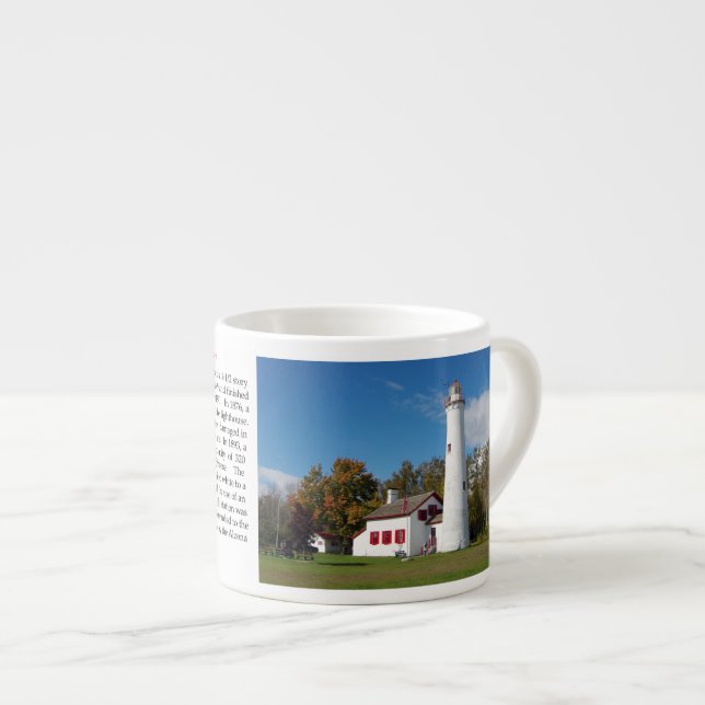 Sturgeon Point Lighthouse history mug (Front Right)