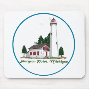 Sturgeon Point Michigan Mouse Pad