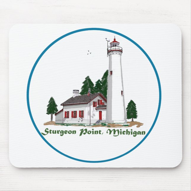 Sturgeon Point Michigan Mouse Pad (Front)