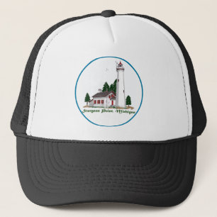 Sturgeon Point Michigan Trucker Hat