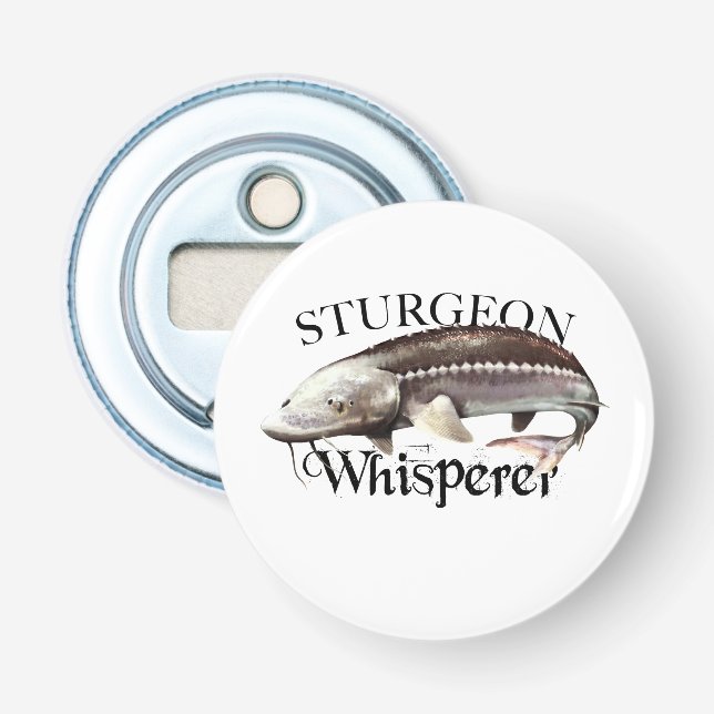 Sturgeon Whisperer Bottle Opener (Front)