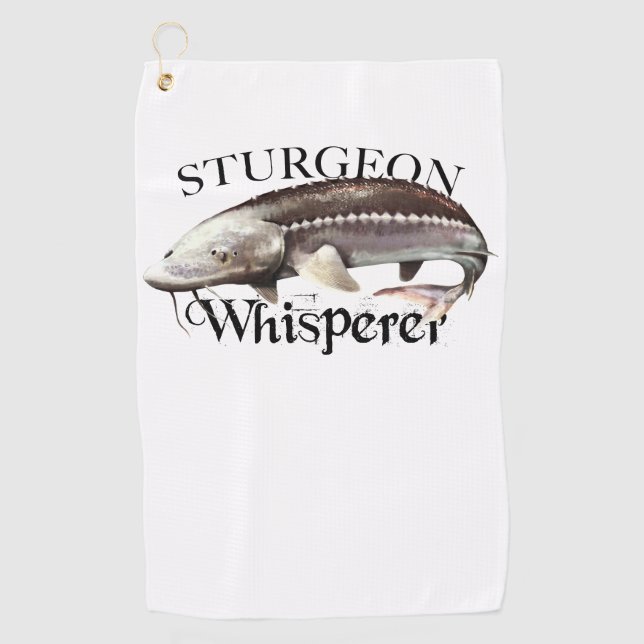 Sturgeon Whisperer Fishing Towel (Front)