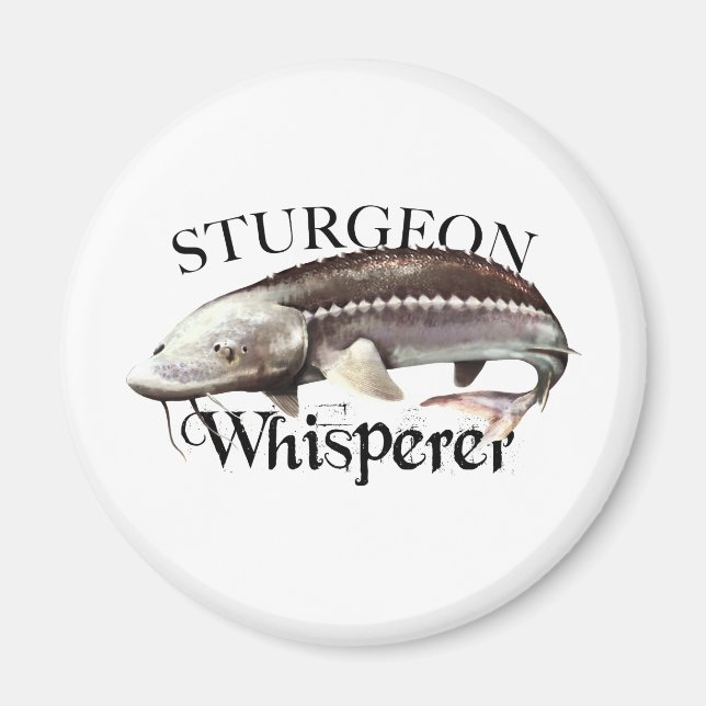 Sturgeon Whisperer Magnet (Front)