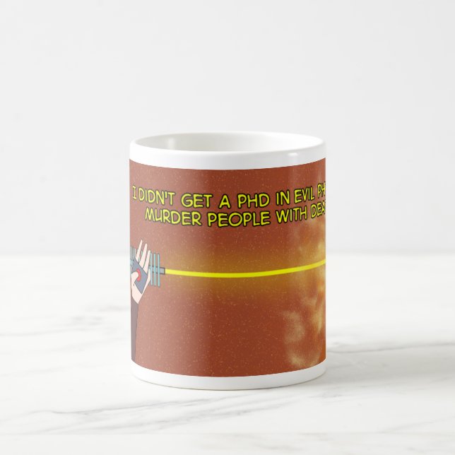 Sturgeon's Law - Evil PhD Laser Mug (Center)