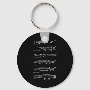 Sturgeons Paddle Fish Bowfin Fish Chart Best Fishe Key Ring