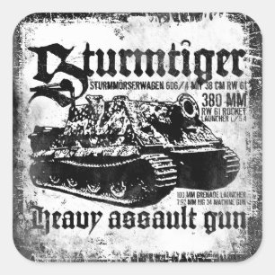 Sturmtiger Square Sticker