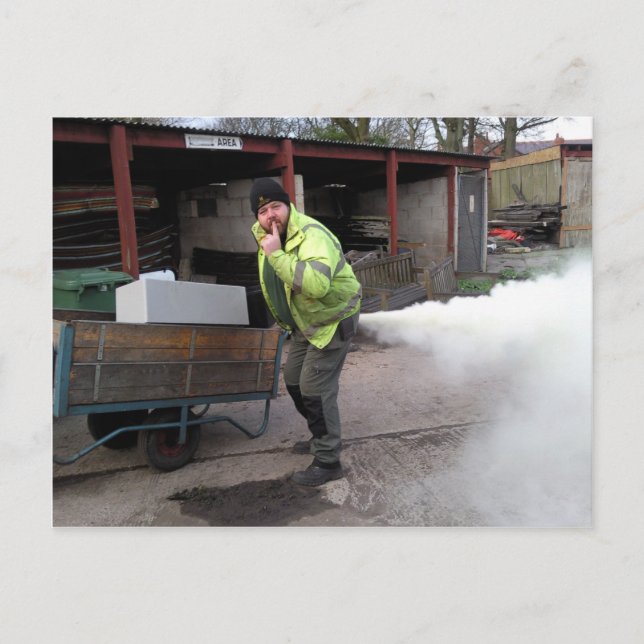 Stu's erm FART lol Postcard (Front)