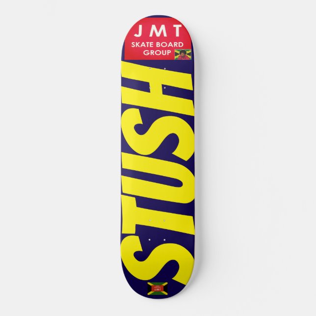STUSH. JMT 8 1/4" Skateboard Deck (Front)