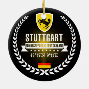 Stuttgart Ceramic Tree Decoration
