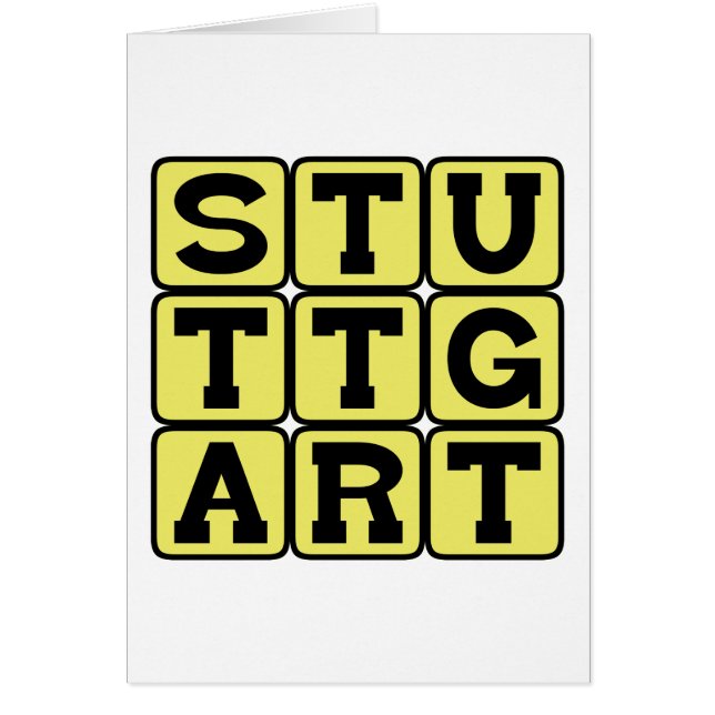 Stuttgart, City in Germany (Front)