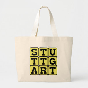 Stuttgart, City in Germany Large Tote Bag