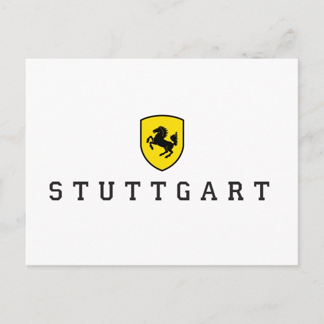 Stuttgart Crest Postcard (Front)