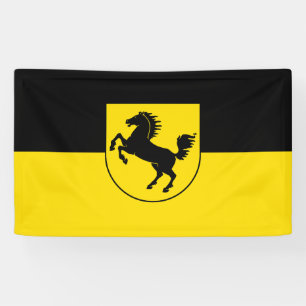 Stuttgart flag city germany symbol emblem horse banner