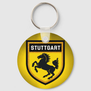 Stuttgart Flag Key Ring