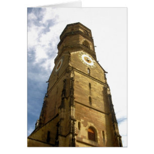 Stuttgart Germany Church Clock Bell Tower