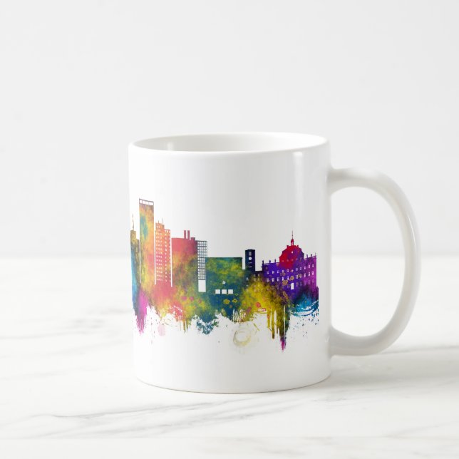 Stuttgart Germany Skyline Coffee Mug (Right)