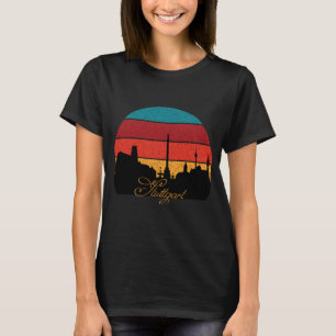 Stuttgart Germany Tower Retro Travel T-Shirt