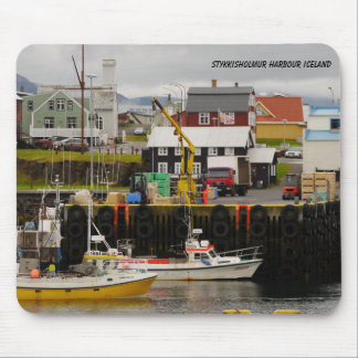 Stykkisholmur Harbor Iceland Mousepad