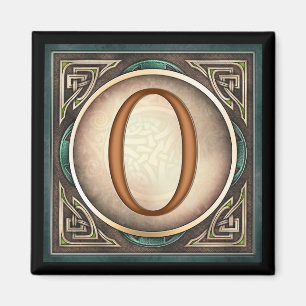 Style A, "0" - Celtic Number Magnets