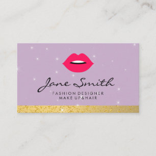 Style and Beauty Kiss Business Card