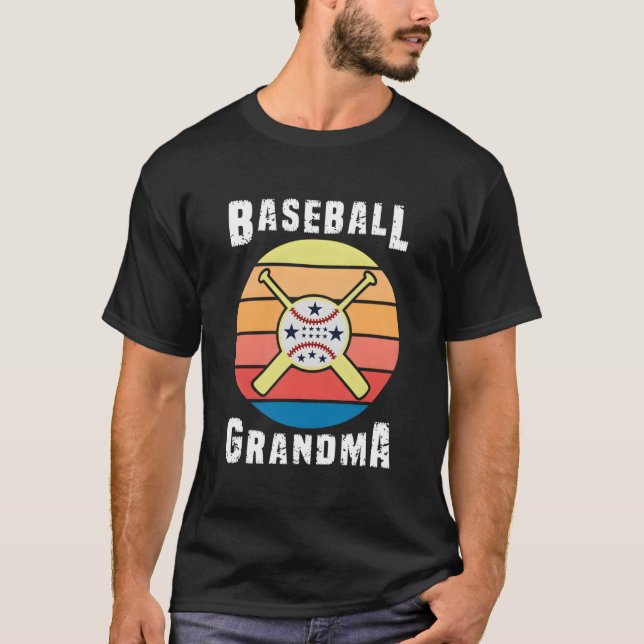 Style Baseball Grandma T-Shirt (Front)
