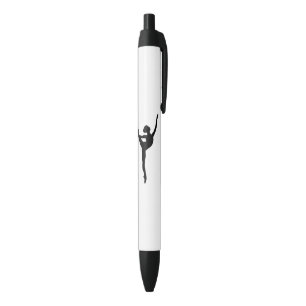 Style Black silhouette ballet dancer feelings girl Ink Pen