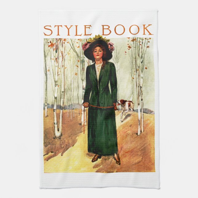 Style Book Tea Towel (Vertical)