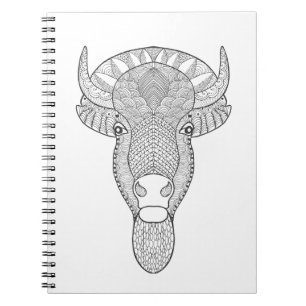 Style Bull Head Spiral Notebook