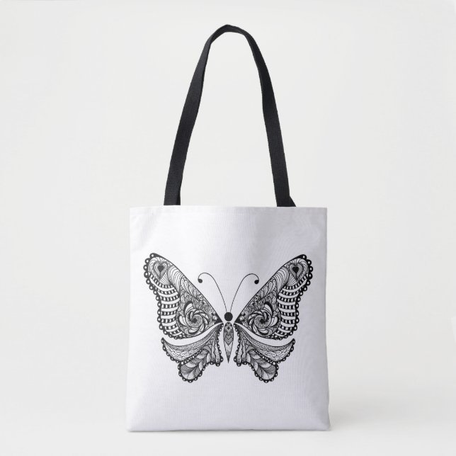 Style  Butterfly 2 Tote Bag (Front)